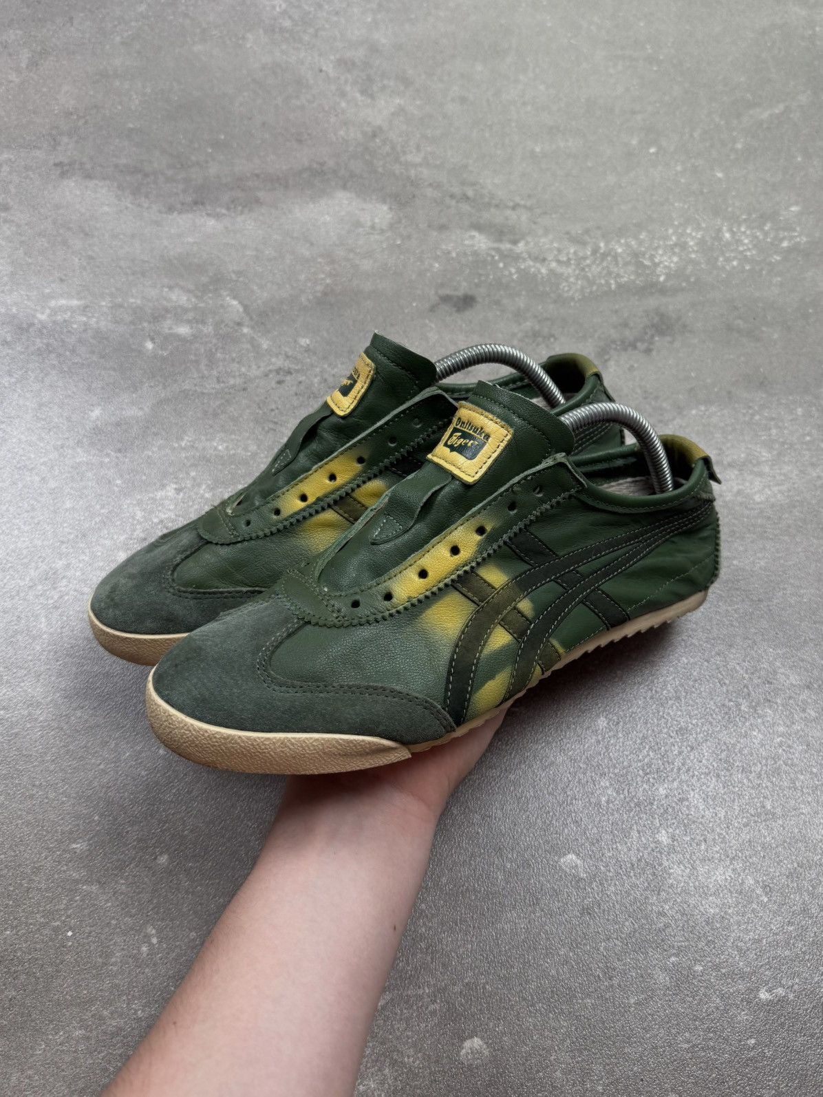 Asics Onitsuka Tiger Shoes Sneakers Madi In Japan Archive in Green, Men's (Size 8.5)