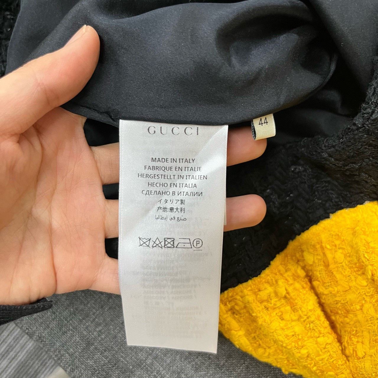 Gucci Gucci Yellow fragrance style braided cardigan sweater 2501- Size US XXS / EU 40 - 4 Thumbnail