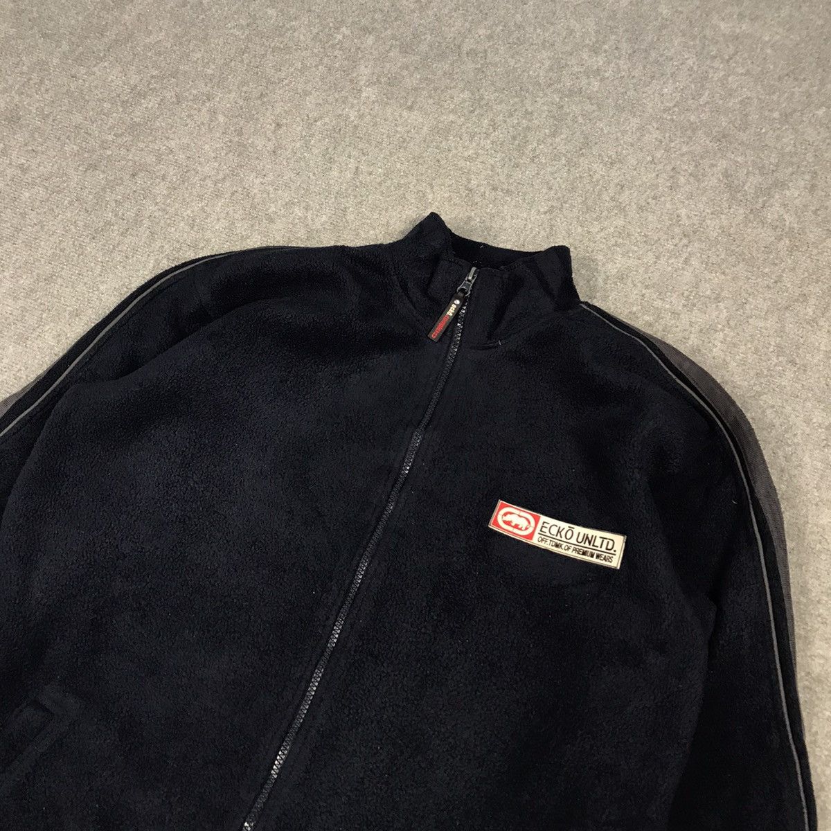 Ecko Unltd. × Japanese Brand ECKO UNLTD BIG DESIGN FLEECE ZIPPER JACKET Size US M / EU 48-50 / 2 - 3 Thumbnail