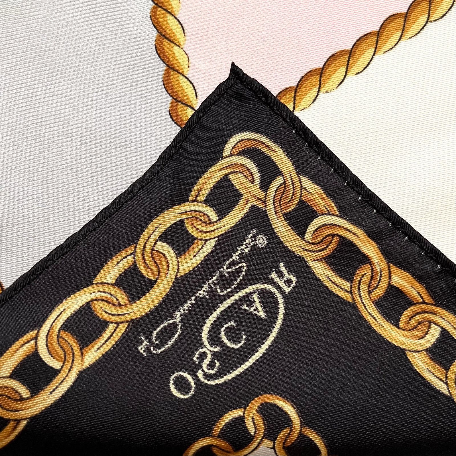 Oscar De La Renta Oscar by Oscar de la Renta Vintage Silk Square Scarf Set Size ONE SIZE - 7 Thumbnail