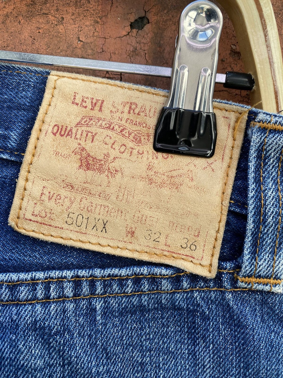 Levi's Vintage Clothing W30x29.5 Vintage levi's 501xx redline made in USA Size US 30 / EU 46 - 6 Thumbnail