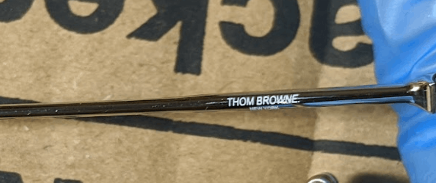 Thom Browne Thom Browne Silver Squared Shape Sunglasses Size ONE SIZE - 3 Thumbnail