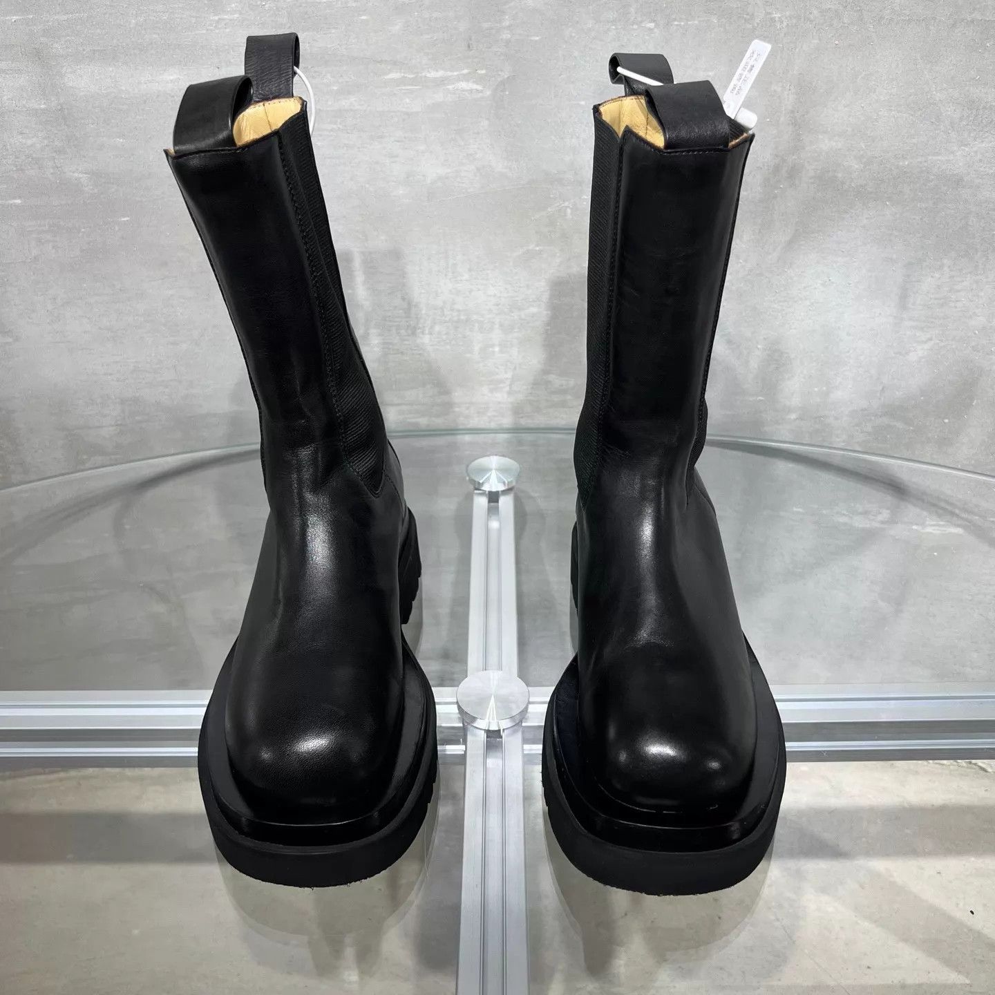 Bottega Veneta BV black mid-calf boots EU 36.5 Size US 6 / IT 36 - 1 Thumbnail