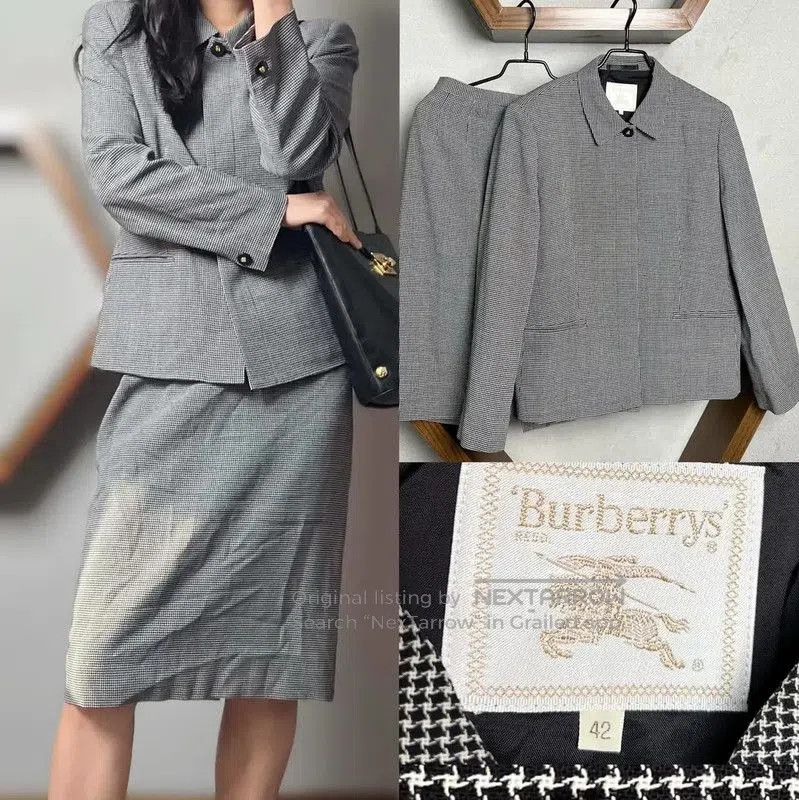 Burberry Burberry Color-block Wool Women's Cardigan. Size XXS / US 00 / IT 34 - 1 Thumbnail