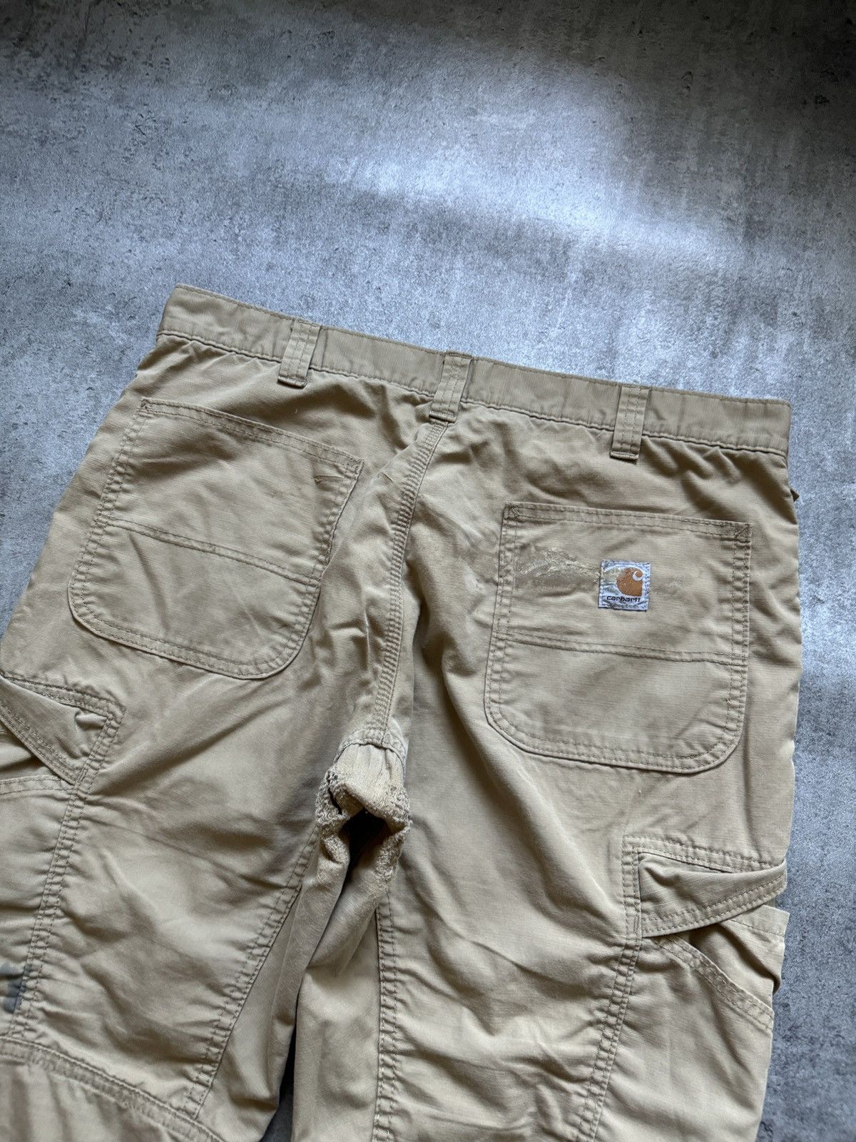 Carhartt × Vintage Carhartt wokrwear pants baggy logo vintage thrashed kanye Size US 36 / EU 52 - 3 Thumbnail