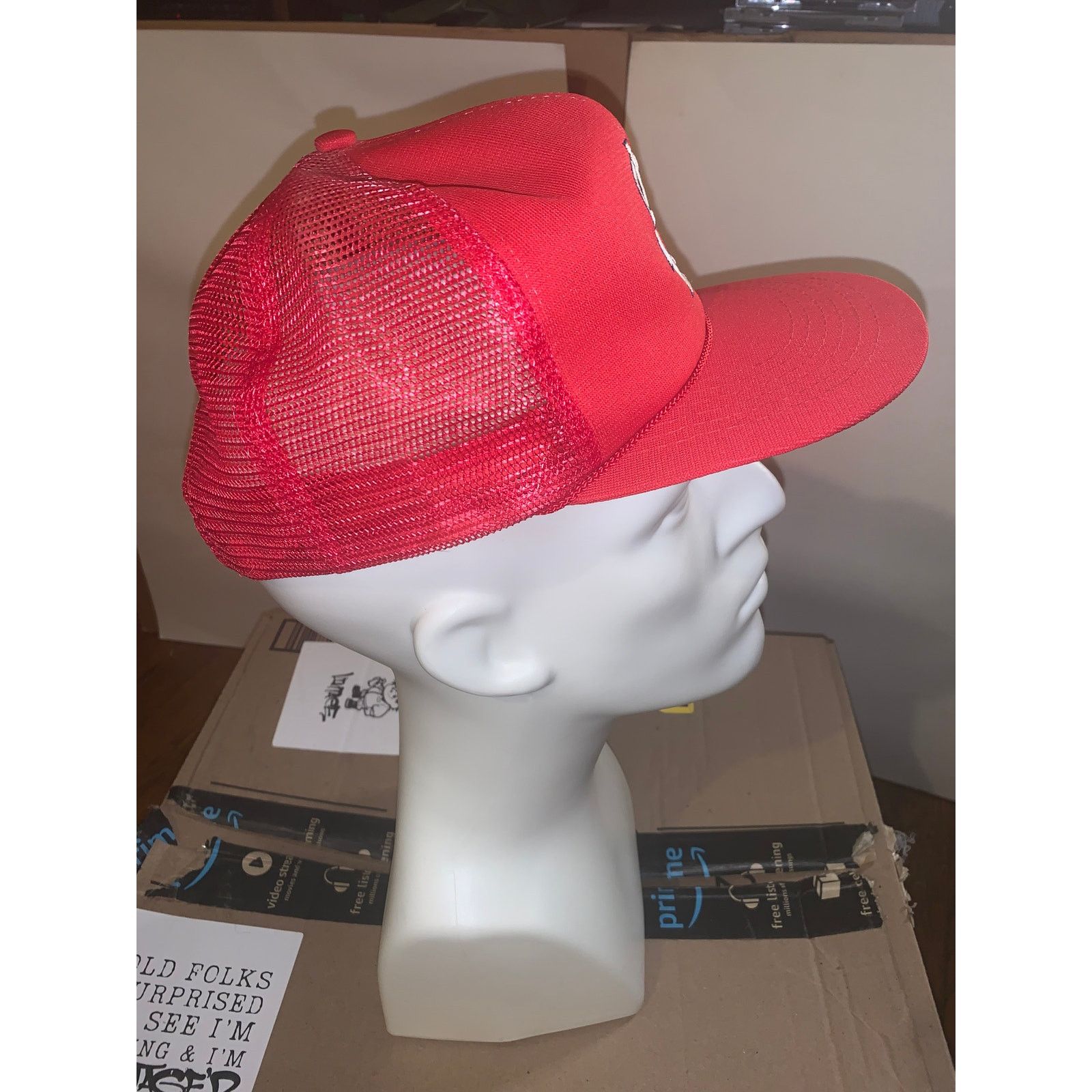 MLB × Vintage Vtg St Louis Cardinals Snapback Hat Red MLB Baseball Cap USA Size ONE SIZE - 4 Thumbnail