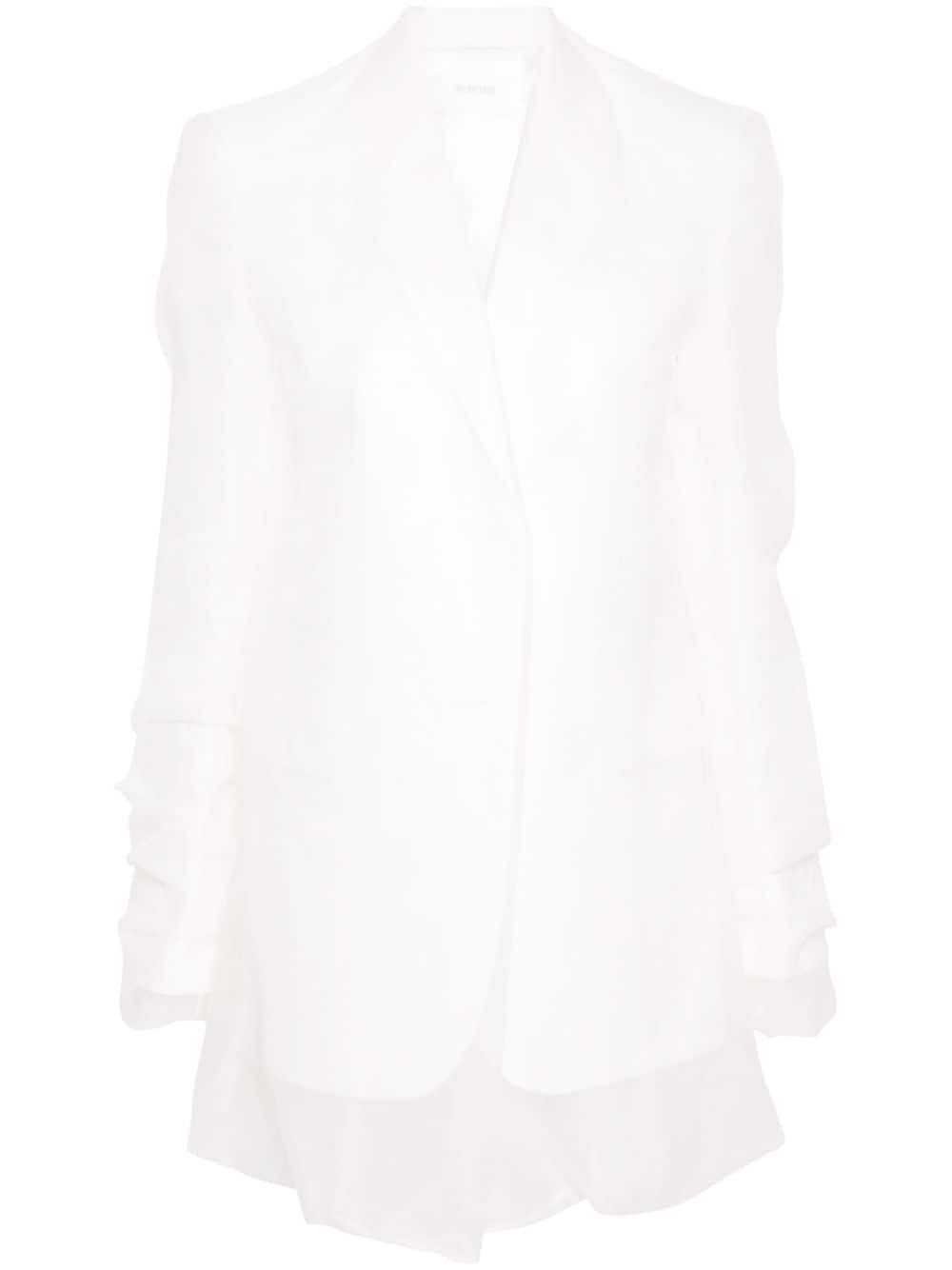 Sportmax SILK SINGLE-BREASTED JACKET Size S / US 4 / IT 40 - 1 Thumbnail