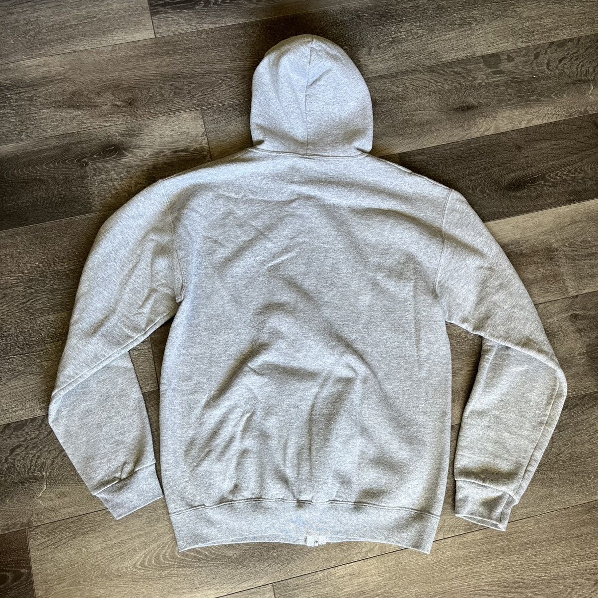 Jerzees Vintage 2000s Jerzees by Russell Athletic Grey Zip Up Hoodie Size US M / EU 48-50 / 2 - 2 Thumbnail