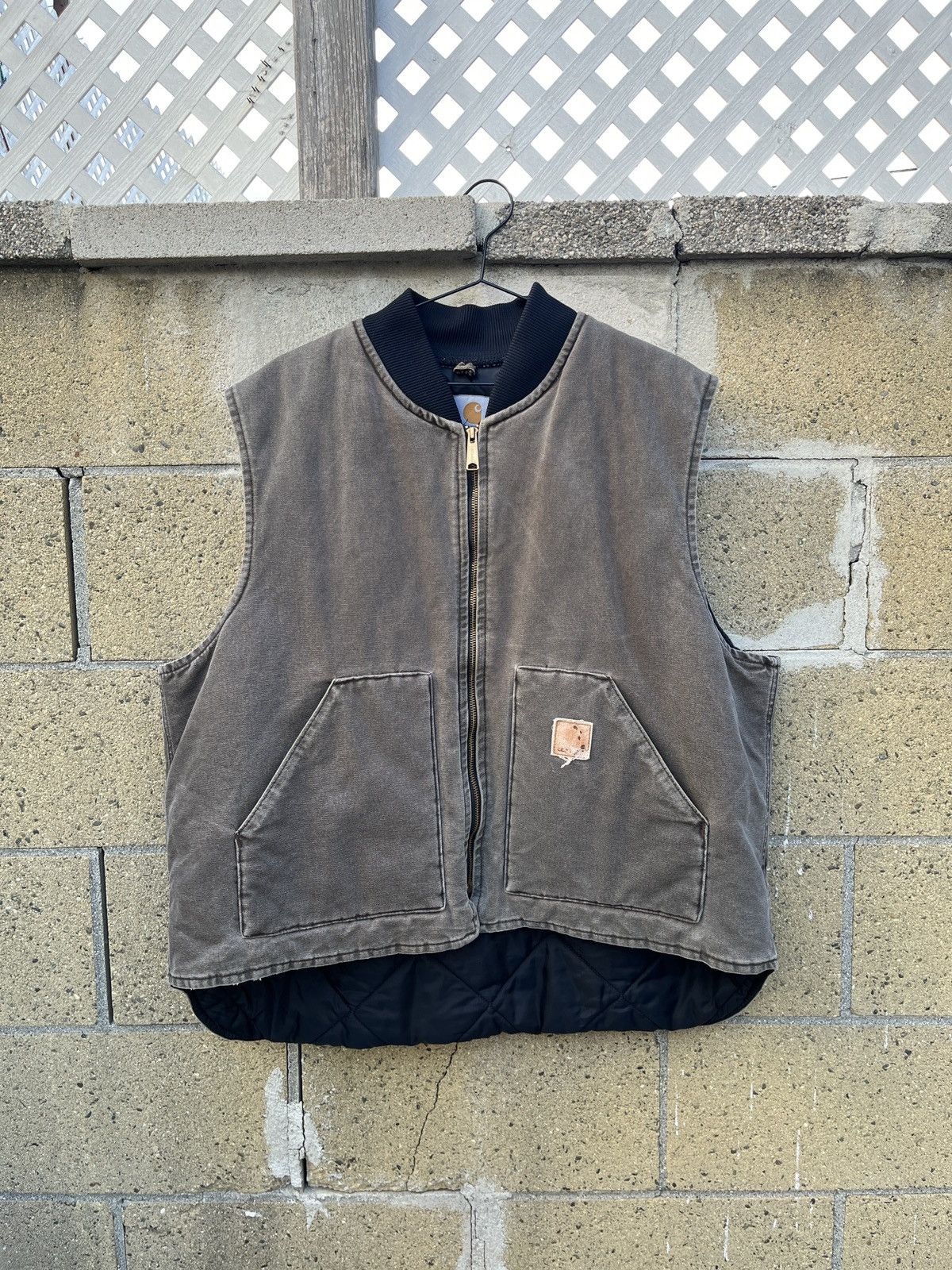 Carhartt Classic Vest Jacket XL Distressed Vintage