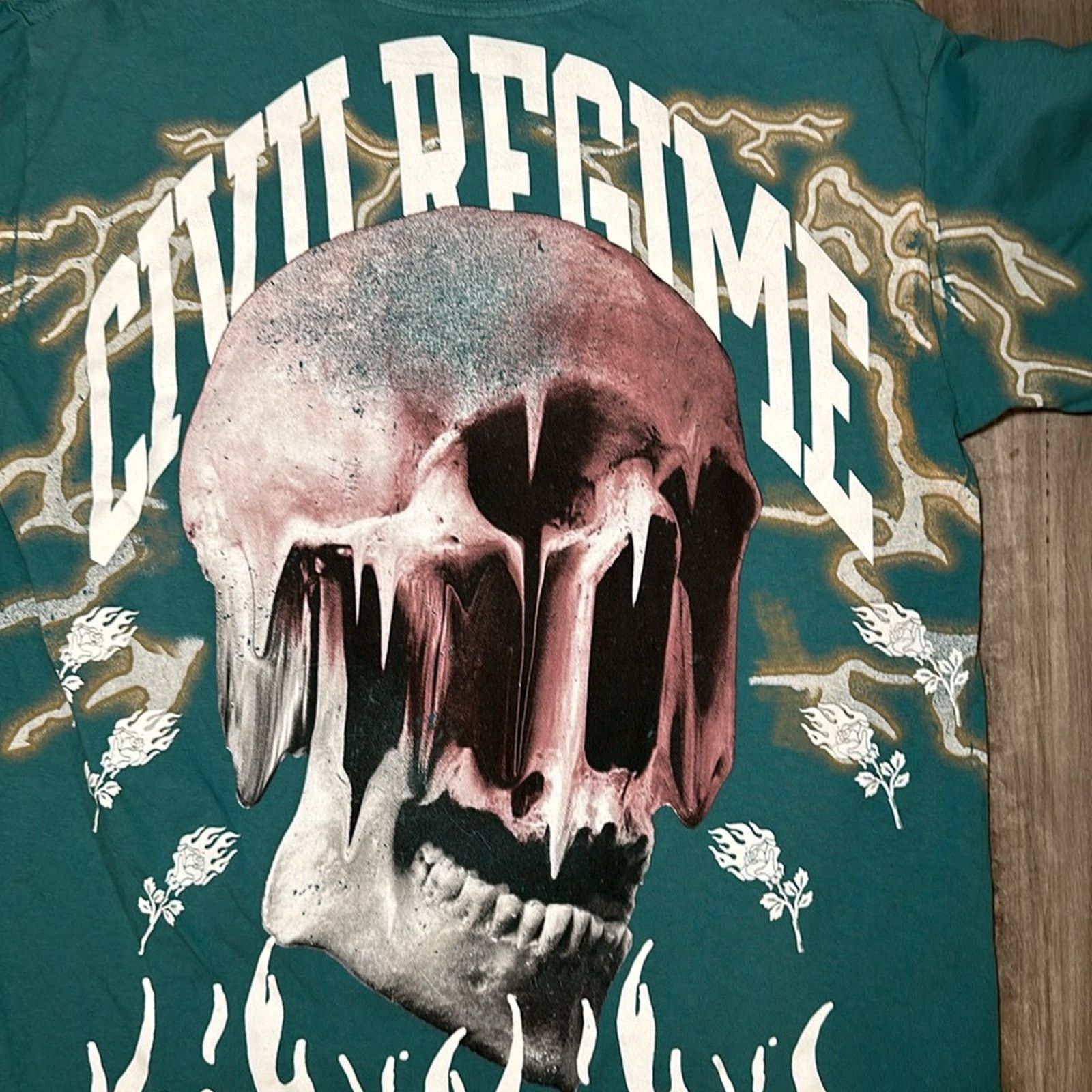 Civil Regime Civil Regime Skull Tee - Small Size US S / EU 44-46 / 1 - 4 Thumbnail
