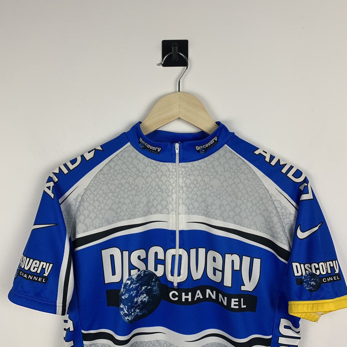 Nike Vintage Nike Discovery Team Cycling Jersey Men’s Size M Bike Size US M / EU 48-50 / 2 - 2 Thumbnail