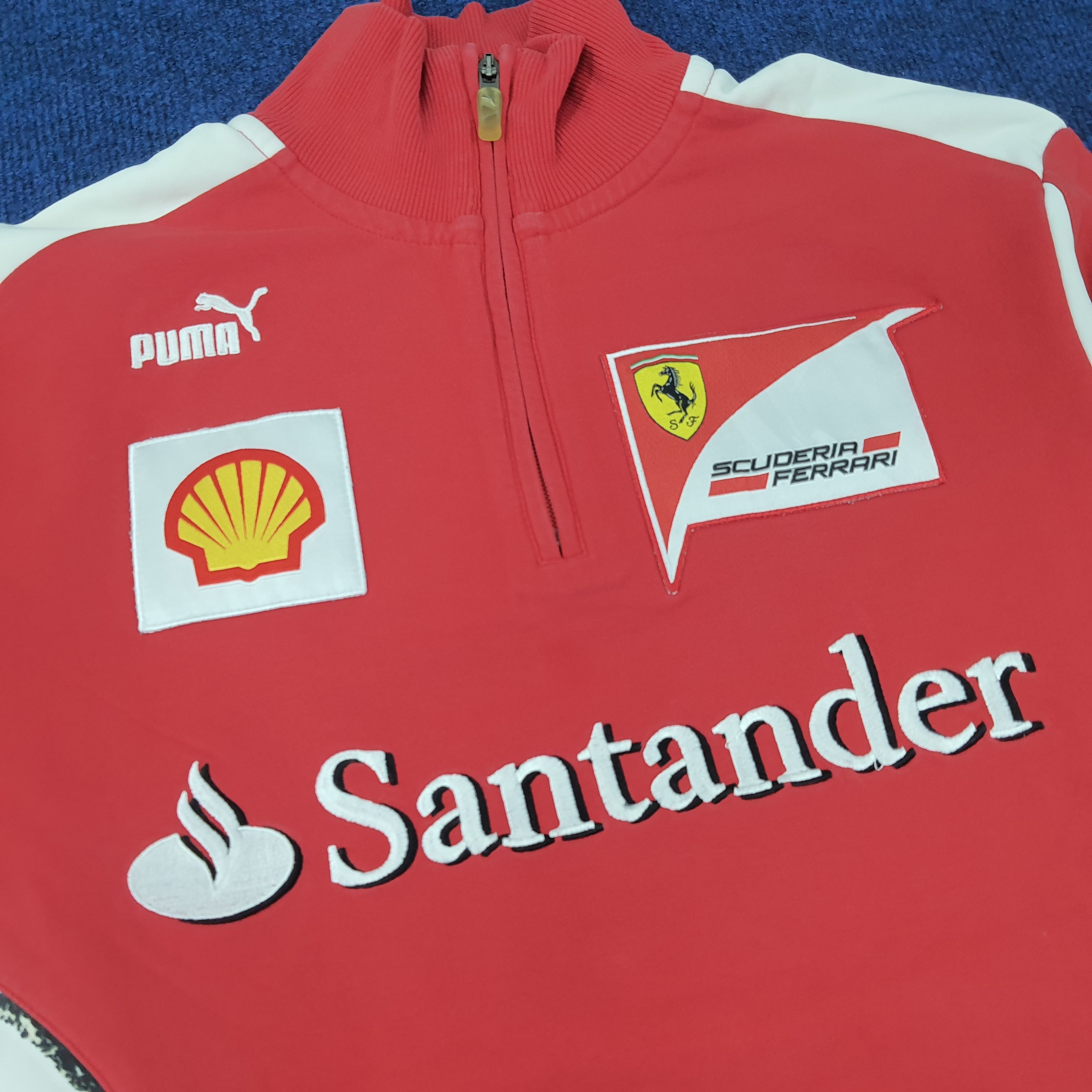 Puma × Vintage Vintage Puma x Ferrari Motorsports Half Zipper C234N20 Size US M / EU 48-50 / 2 - 5 Thumbnail