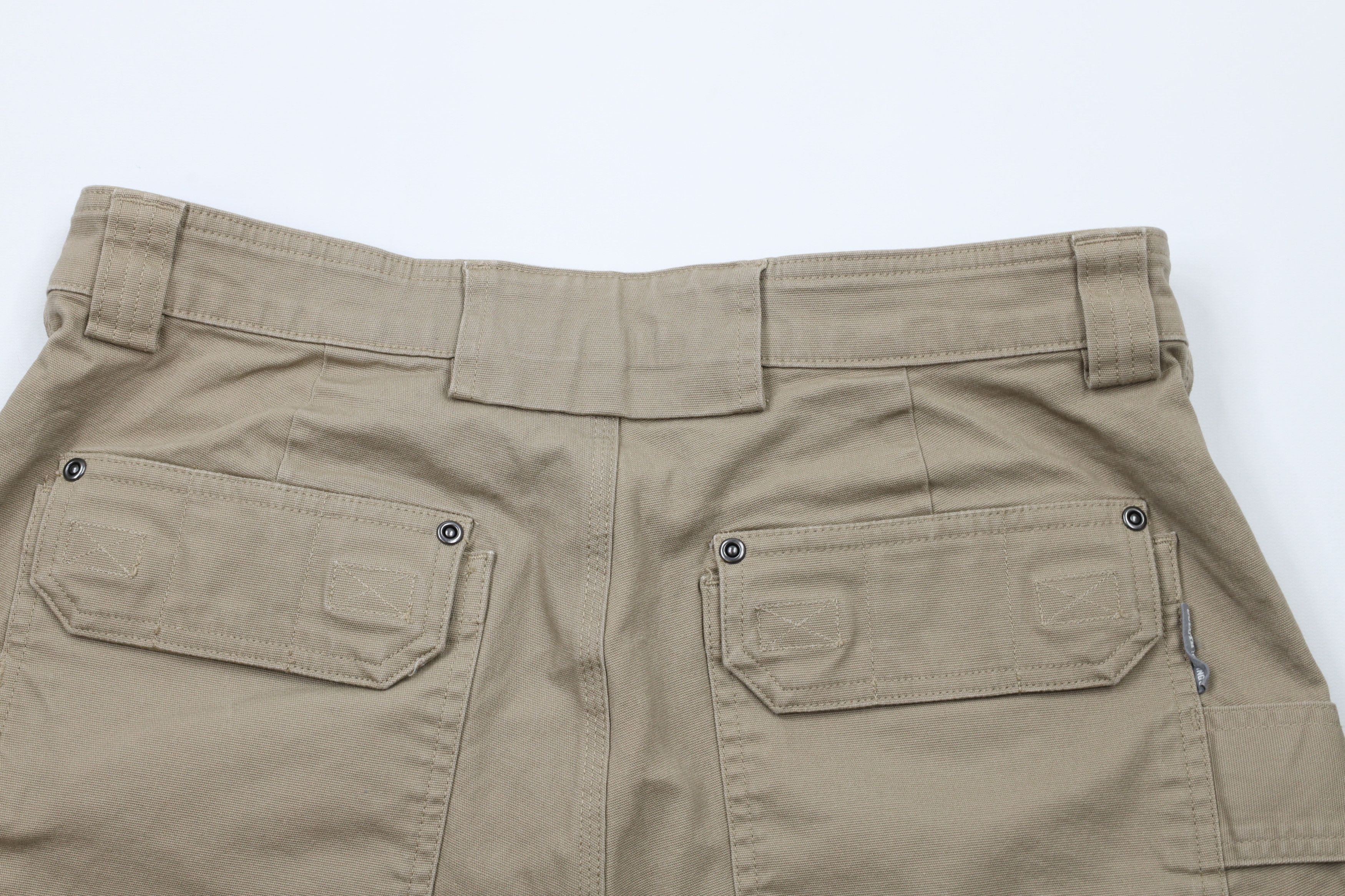 Duluth Trading Company × Vintage Duluth Trading Co Firehose Relaxed Fit Canvas Cargo Shorts Size US 34 / EU 50 - 10 Thumbnail