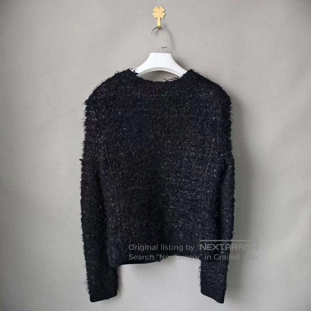 Balmain Balmain SS23 Black Tweed Gold Button Jacket. Size S / US 4 / IT 40 - 2 Thumbnail