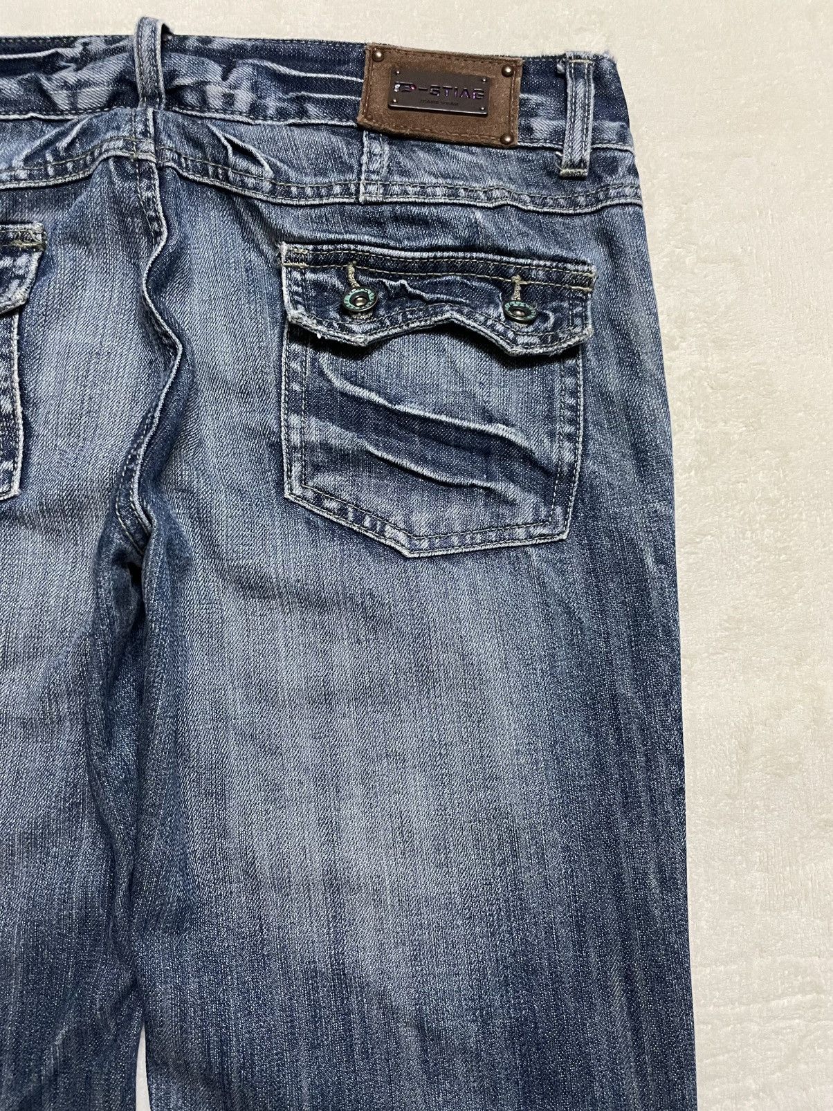 Japanese Brand Vintage D-STIAG Mudwash Bushpants Denim Jeans Size US 33 - 11 Thumbnail