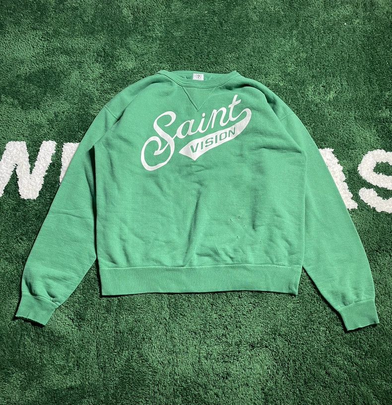 Saint Michael Saint Michael Round neck green hoodie Size US XL / EU 56 / 4 - 1 Thumbnail