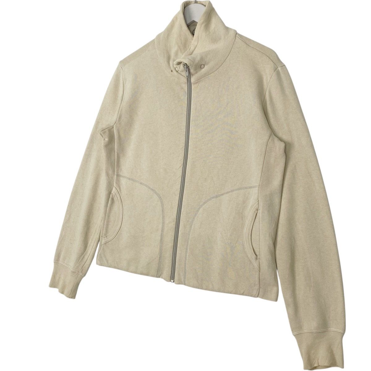 Vintage Vintage Zucca Issey Miyake Beige Full Zip Pullover Size S Size US S / EU 44-46 / 1 - 2 Thumbnail