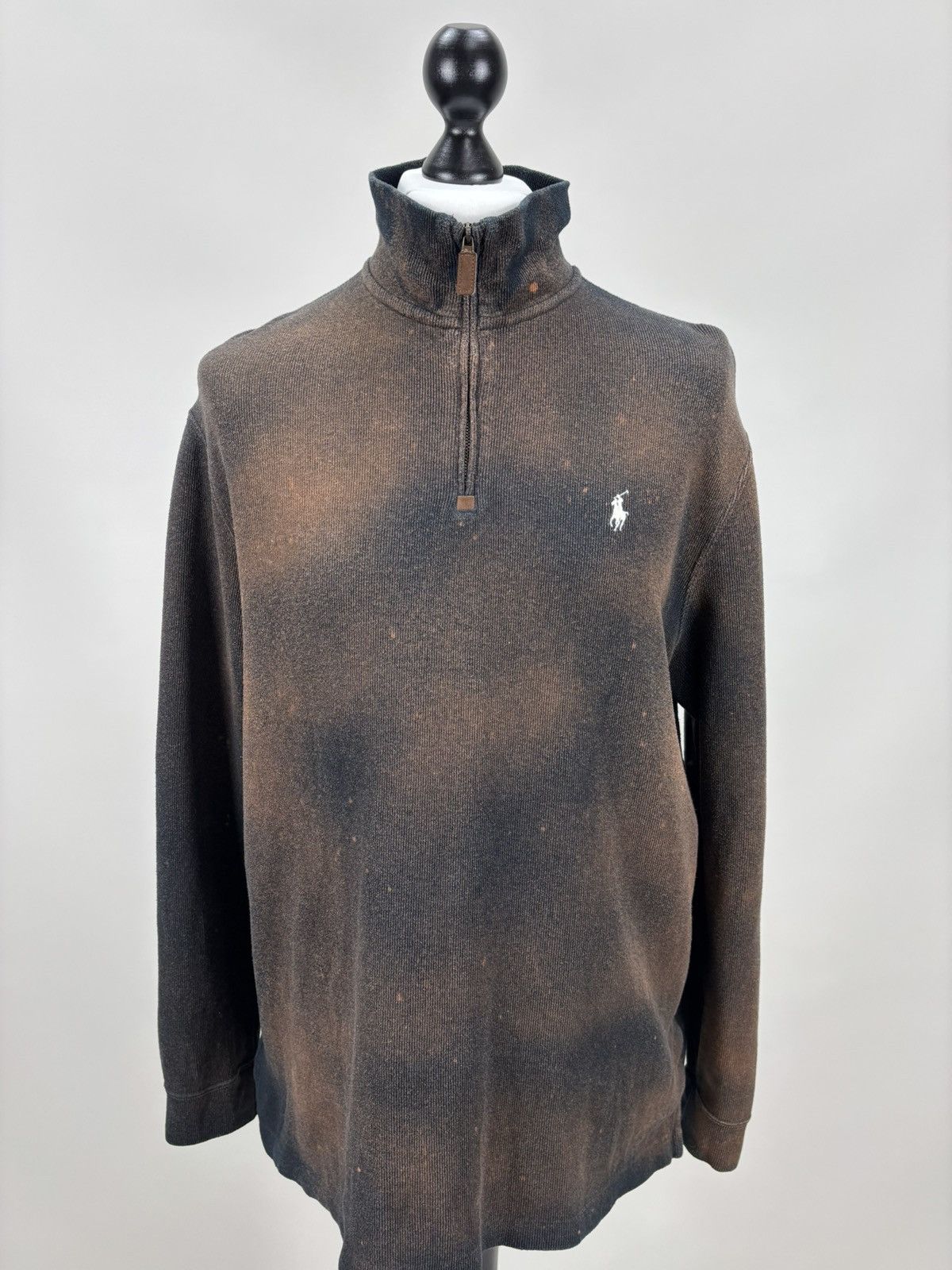 Polo Ralph Lauren × Vintage Mens vintage sweatshirt handmade custom Polo Ralph Lauren Size US L / EU 52-54 / 3 - 1 Thumbnail
