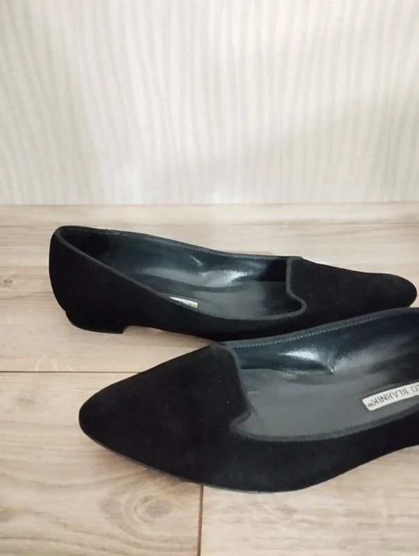 Manolo Blahnik Manolo Blahnik flats slip on size 38 i 1/2 Size US 8.5 / IT 38.5 - 2 Thumbnail