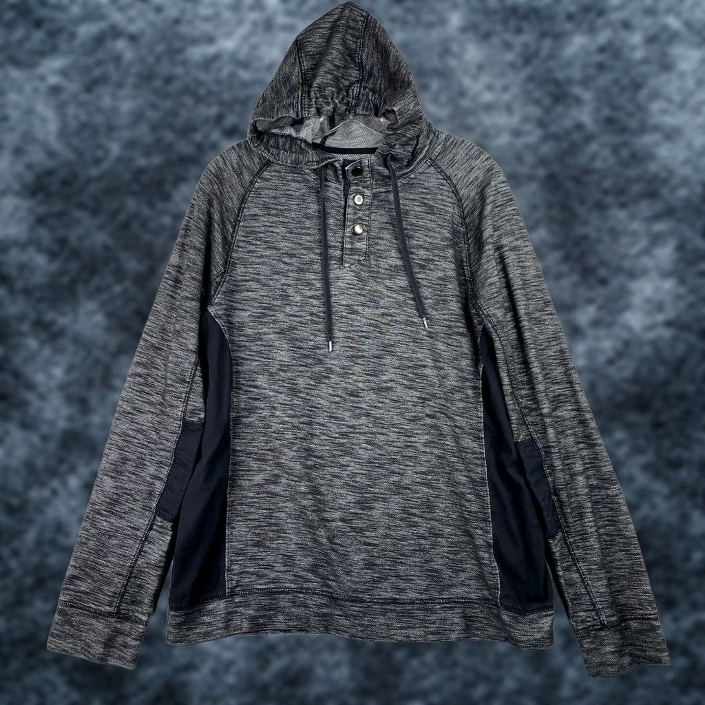 Vintage Helix Hoodie XL Black Distressed Pullover Slim Fit Y2K Mens Shirt) Size US XL / EU 56 / 4 - 1 Thumbnail