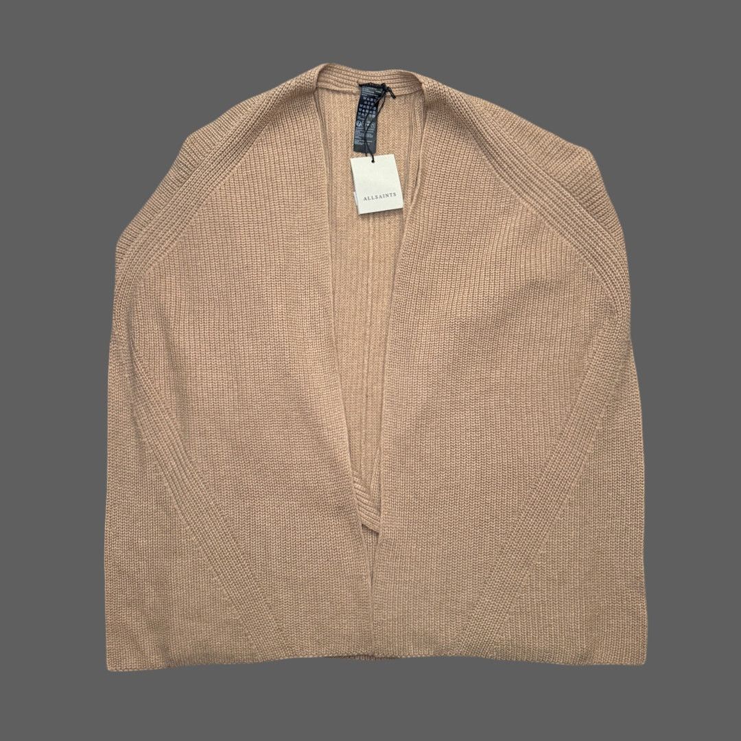 Allsaints AllSaints Travelling Rib Ruana Beige One Size NWT Size ONE SIZE - 3 Thumbnail
