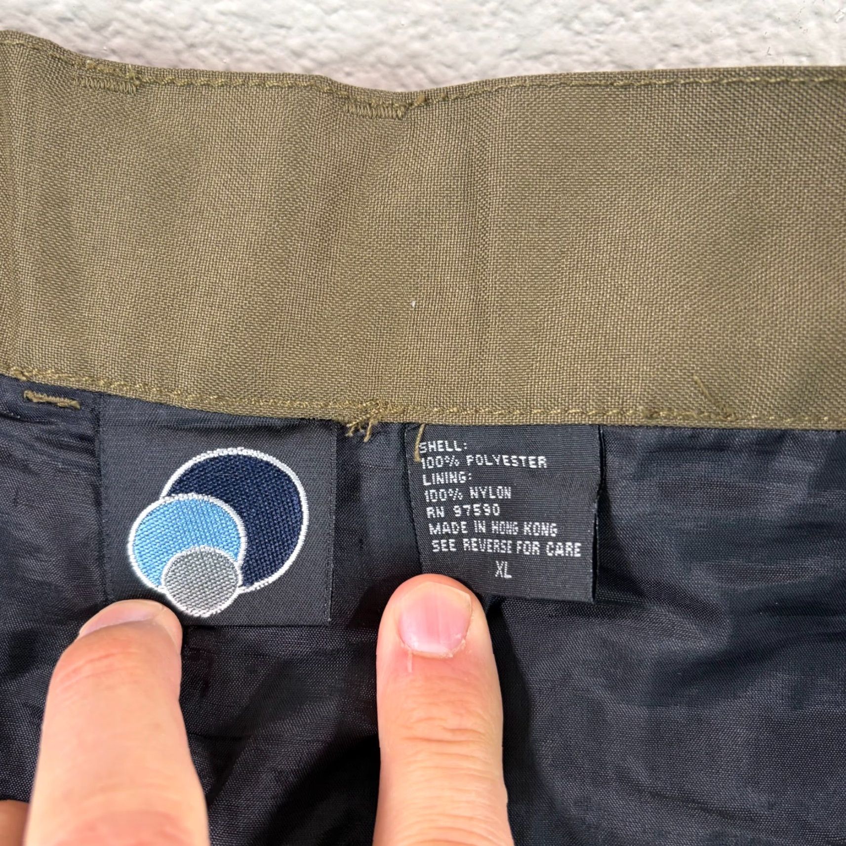 Vintage VINTAGE Shorty's SNOWBOARD Cargo Pants Men XL Green Lined Snow Pants Outdoors Men XL Green Linen? Size US 36 / EU 52 - 3 Thumbnail