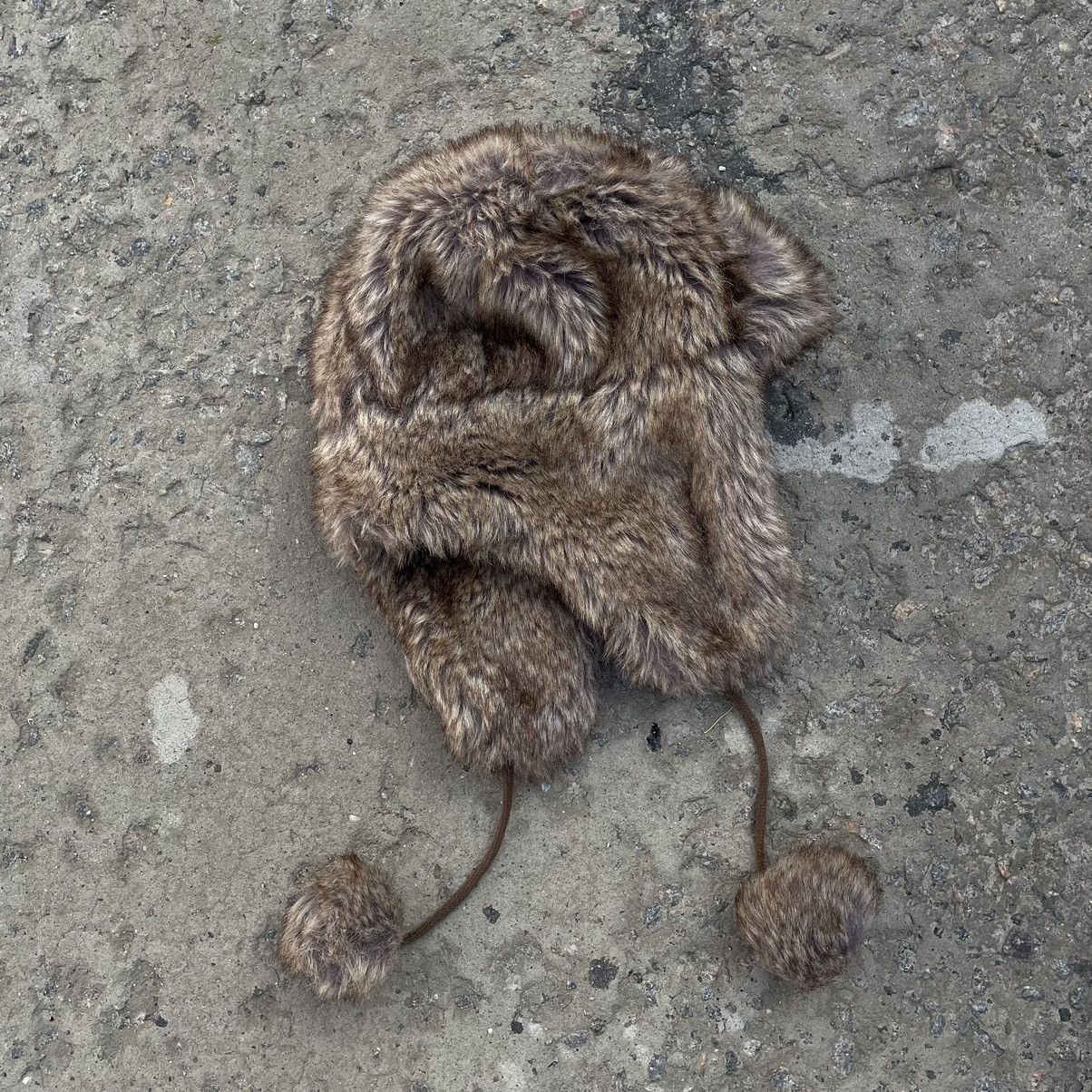 Japanese Brand Vintage Fur Fear Trapper Y2K Cap Hat 90s Style Travis Scott Size ONE SIZE - 2 Thumbnail