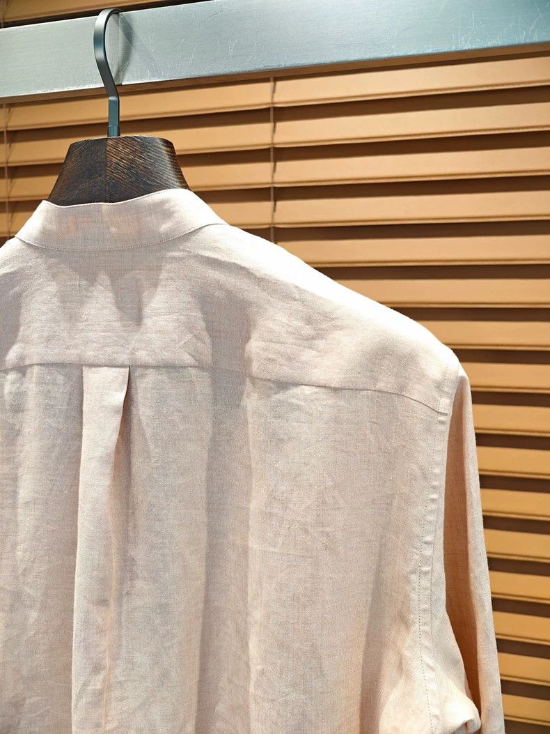 Loro Piana LORO PIANA Men's linen shirt Size US M / EU 48-50 / 2 - 6 Thumbnail