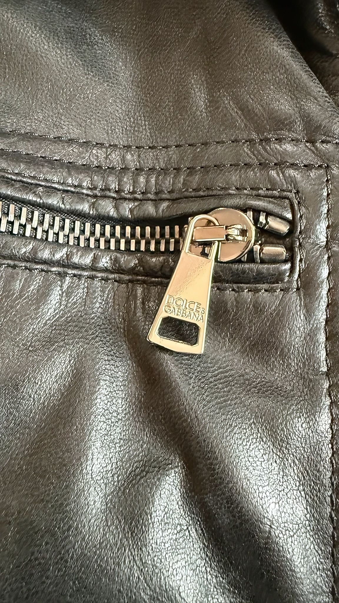 Dolce & Gabbana F/W 2005 GOATSKIN LEATHER DISTRESSED JACKET Size US M / EU 48-50 / 2 - 8 Thumbnail