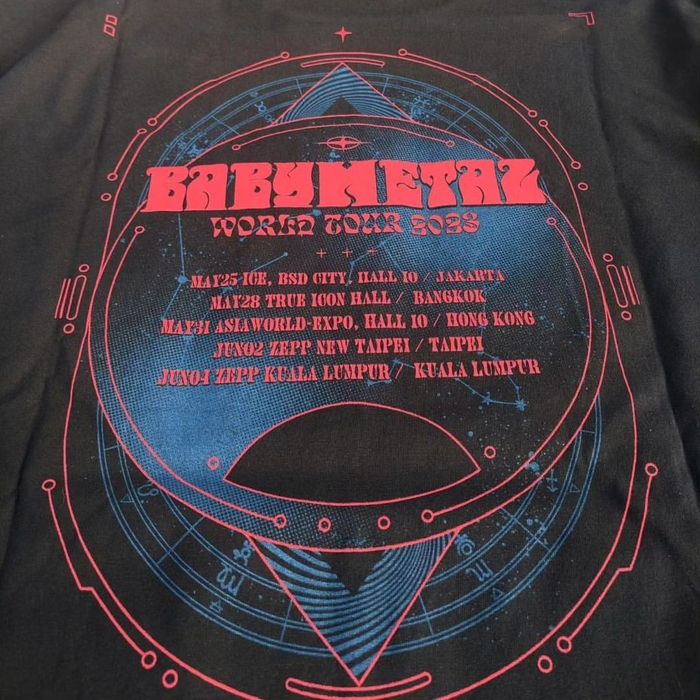 Tour Tee BABYMETAL WORLD TOUR 2023 METALVERSE GATEWAY OFFICIAL TEE