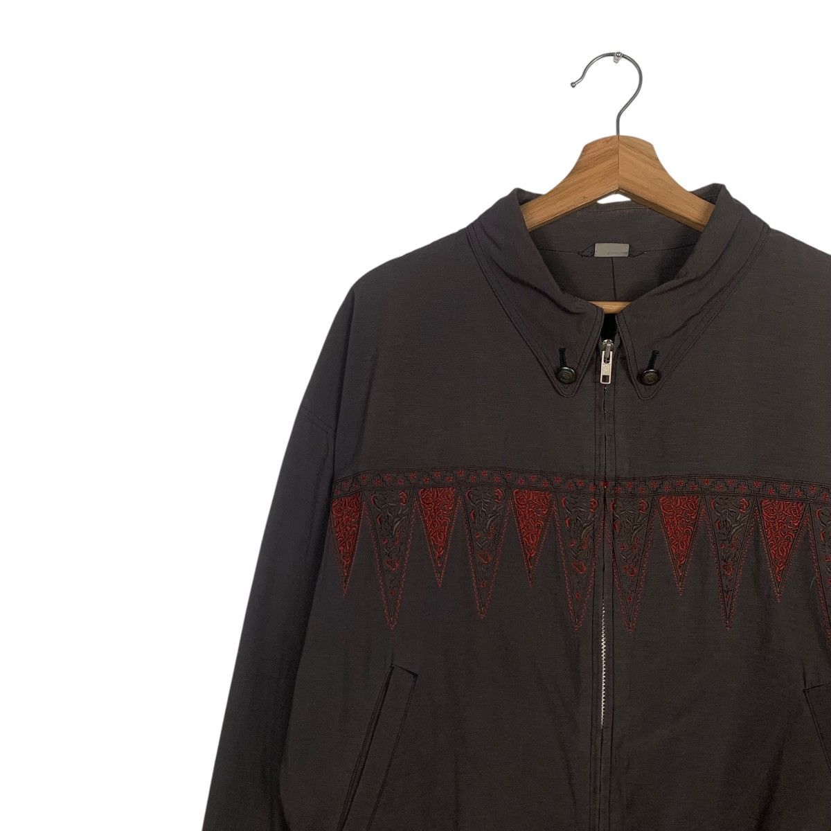 Japanese Brand INTERMEZZO Embroidery Art Logo Light Jacket #1809-C16 Size US L / EU 52-54 / 3 - 6 Thumbnail