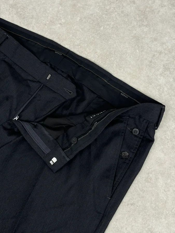 Gucci 2000s Gucci Black Classy Tailored Pants Size US 38 / EU 54 - 10 Thumbnail