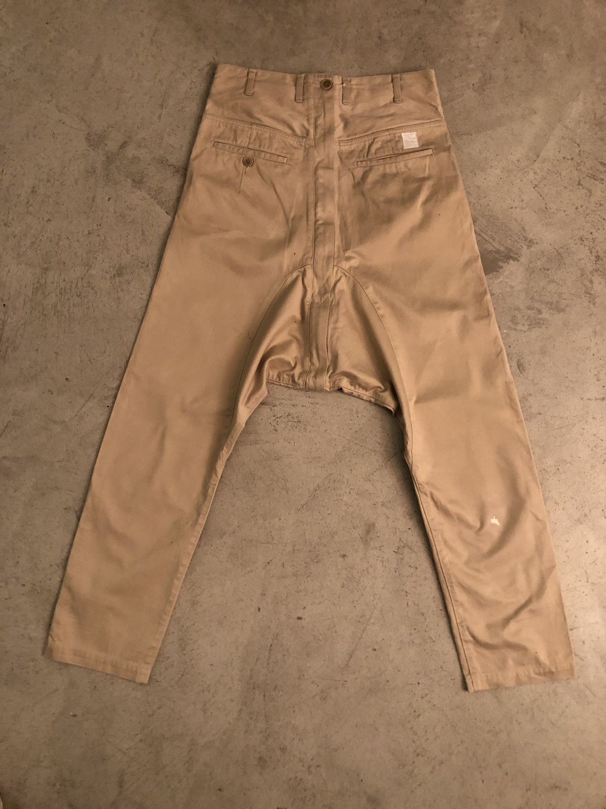 Comme des Garcons Comme Des Garçons CDGH Drop Crotch Pants Size US 31 - 4 Thumbnail