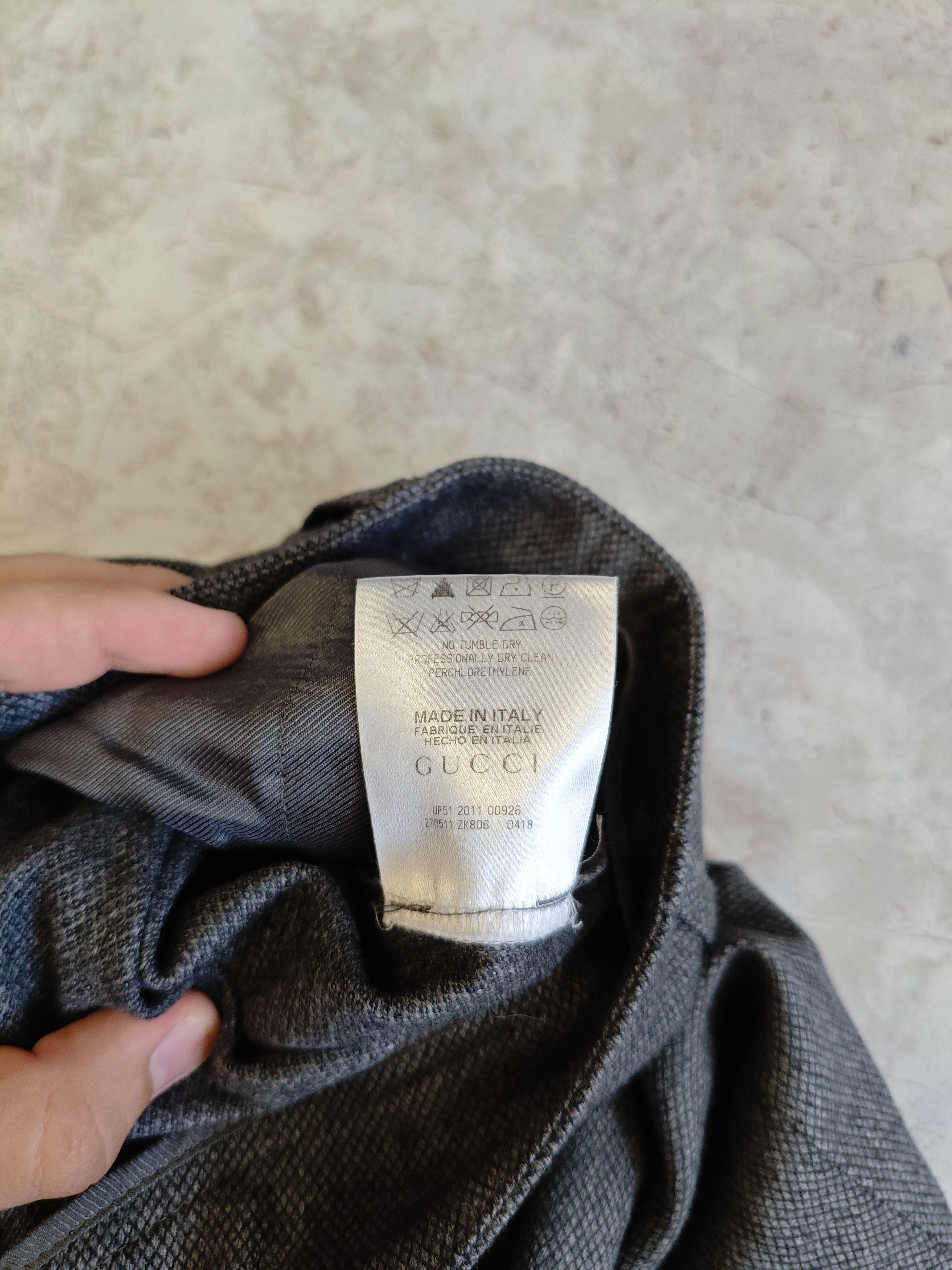 Gucci × Vintage Gucci Vintage Original Casual Pants Luxury Lux Hype Size 26" / US 2 / IT 38 - 8 Thumbnail