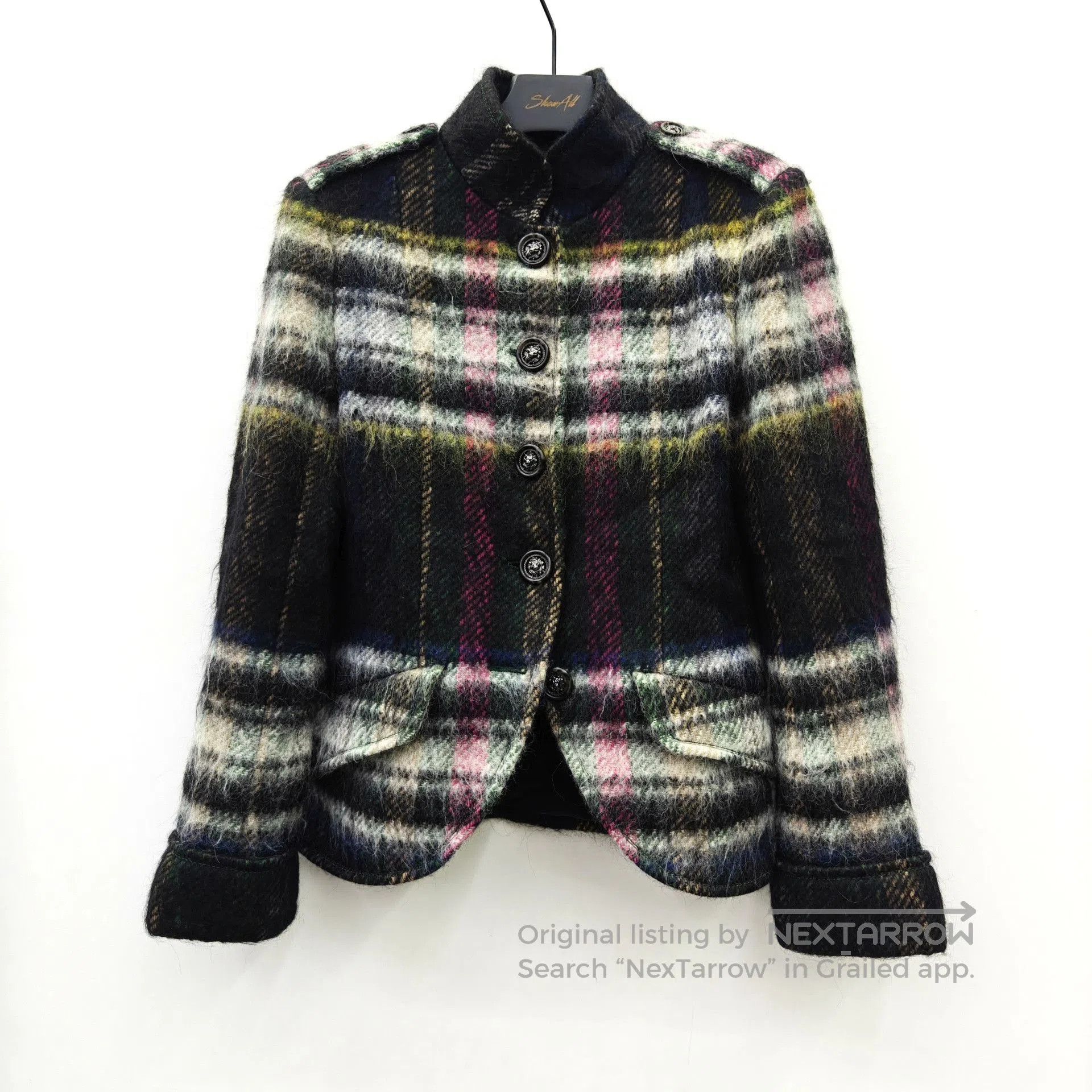 Chanel Chanel Runway Plaid Wool Jacket. Size US M / EU 48-50 / 2 - 2 Thumbnail