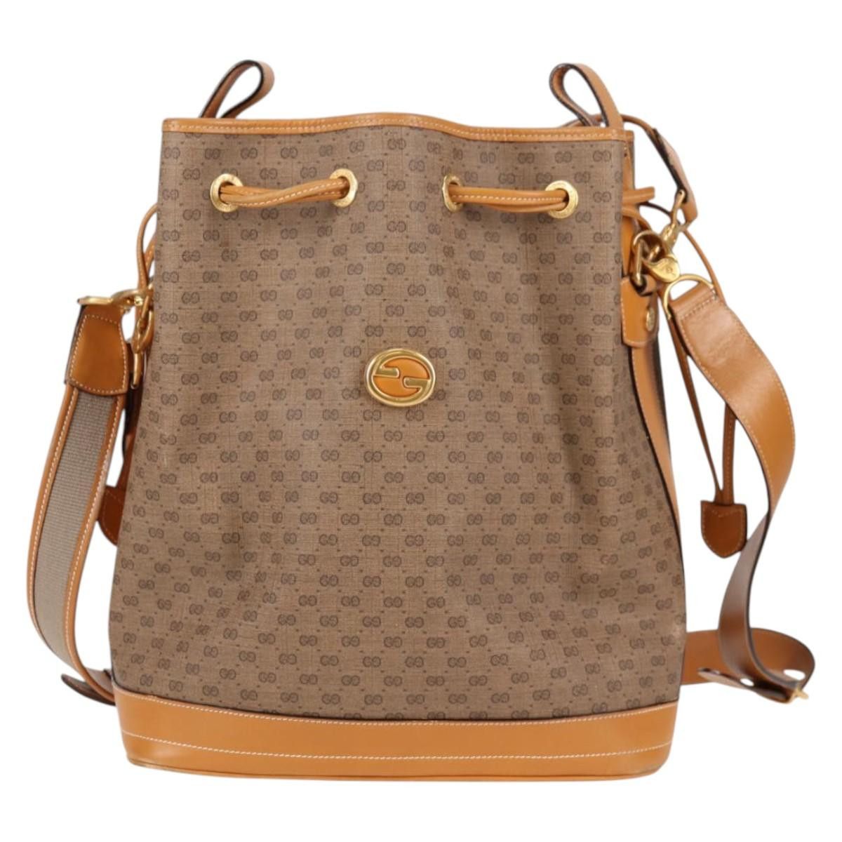 Gucci GUCCI Micro GG Supreme Shoulder Bag Pvc Beige Gold Size ONE SIZE - 2 Thumbnail