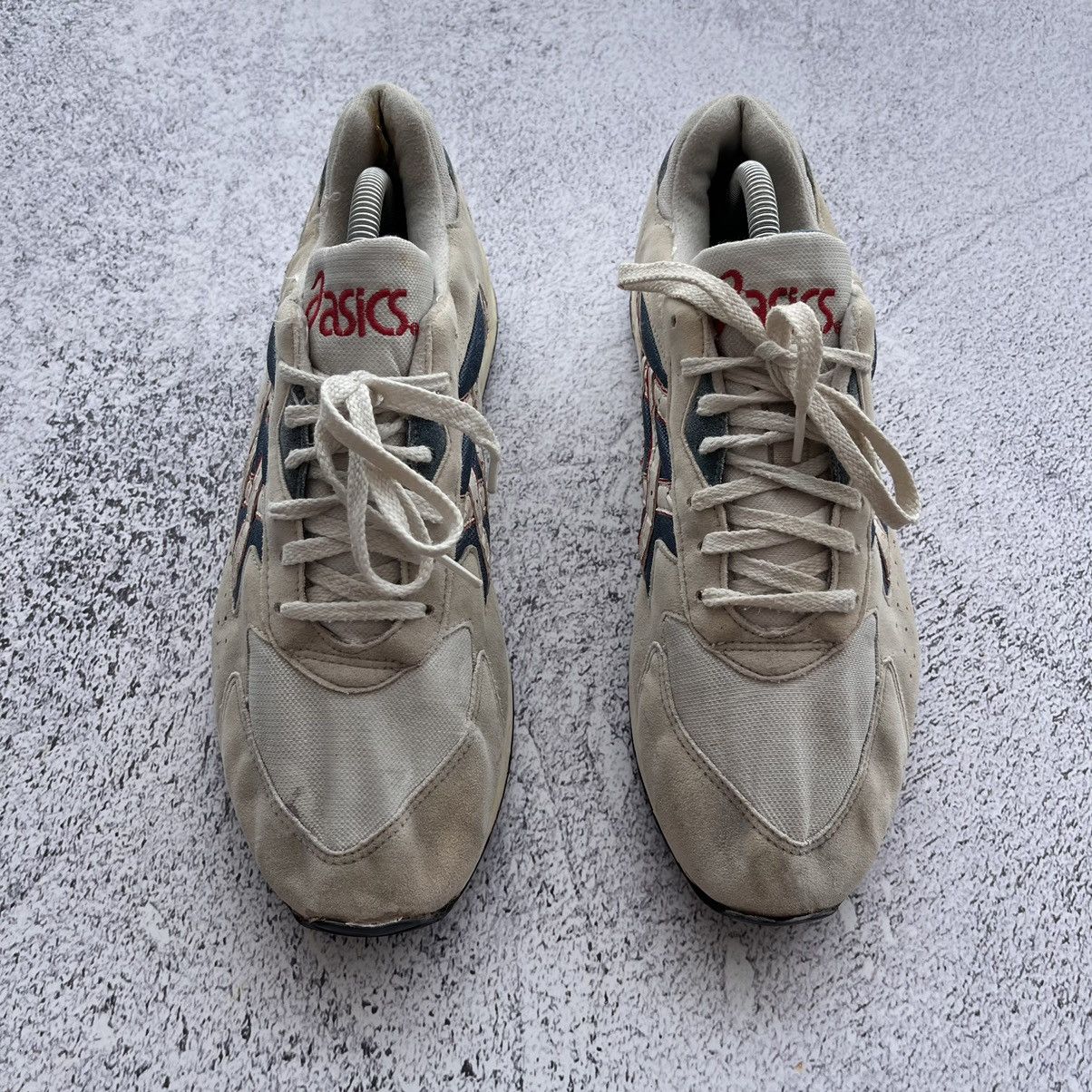 Asics × Vintage Rare Asics Gel Vintage 90s White Blue Made In Korea Size US 10 / EU 43 - 4 Thumbnail