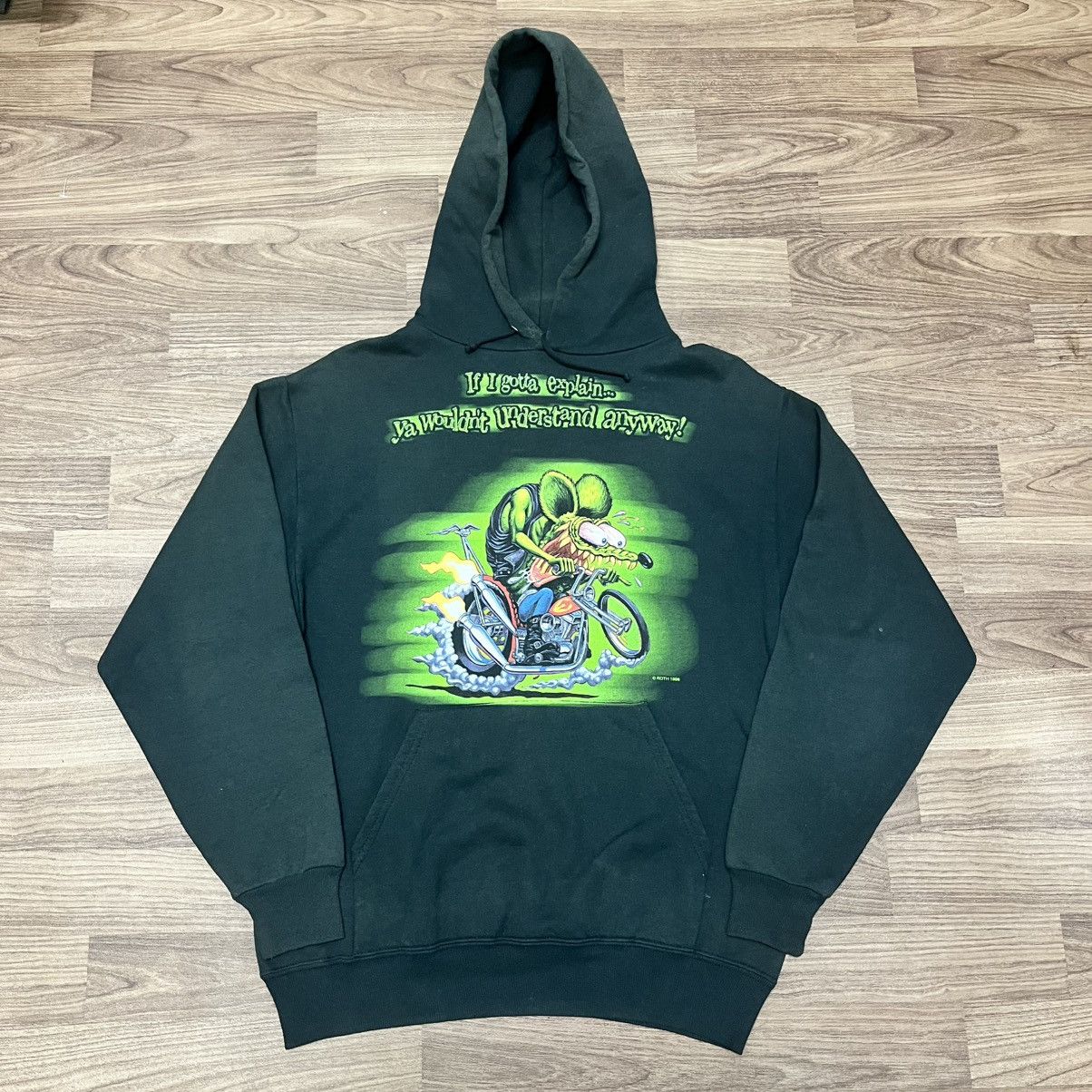 Other Rare Vintage Rat Fink 90s Hoodie Size US M / EU 48-50 / 2 - 1 Thumbnail