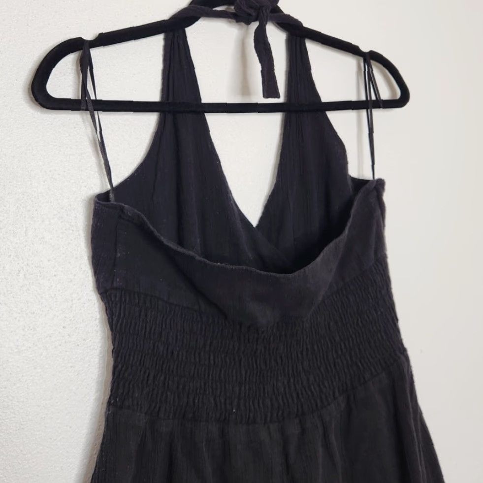 Vintage VINTAGE Target Dress Women's Midi Black Halter Y2K Boho Western Fairy Stretch Layered Cotton 90s Mens? Ladies? Size L / US 10 / IT 46 - 5 Thumbnail