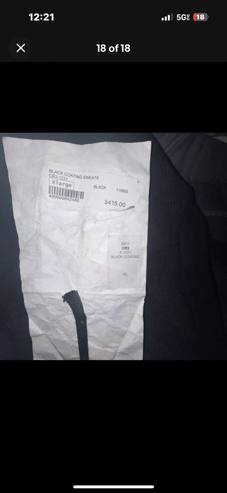 11 By Boris Bidjan Saberi Crewneck sweatshirt Size US XL / EU 56 / 4 - 4 Thumbnail