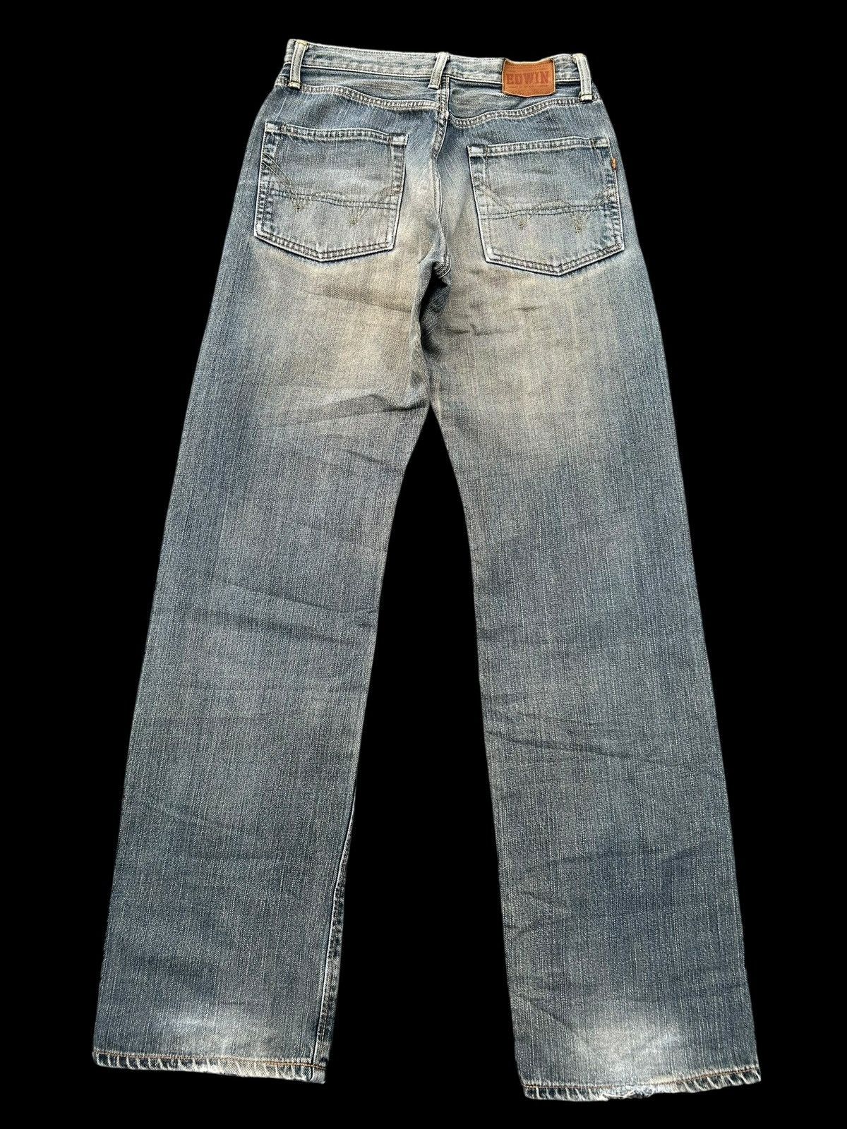 Japanese Brand × Kapital × Vintage Rusty Edwin Selvedge Distressed Denim Jeans Mudwash Size US 29 - 4 Thumbnail