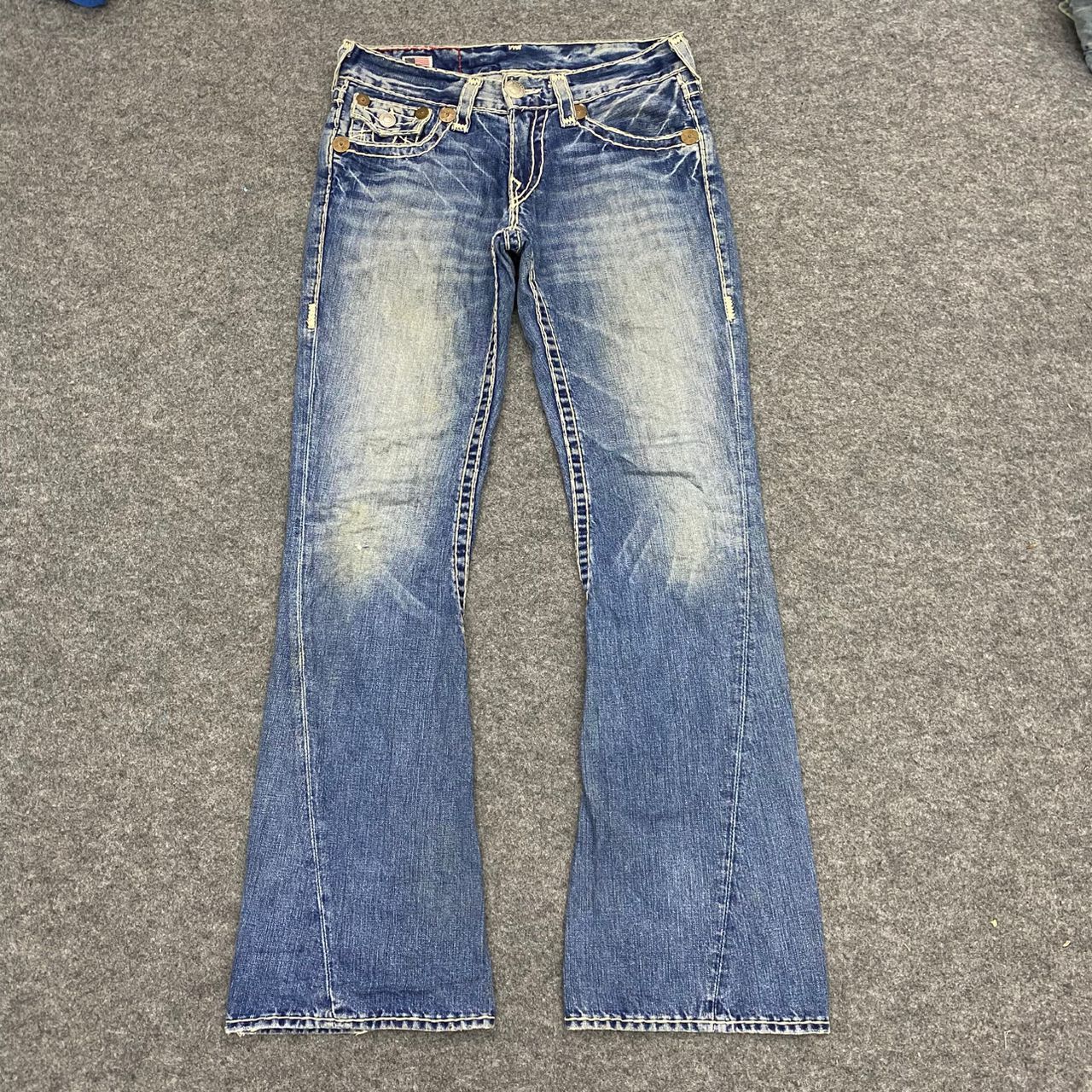 If Six Was Nine 💥Best Offer💥Vintage True Religion Flare Denim Size US 34 / EU 50 - 1 Thumbnail