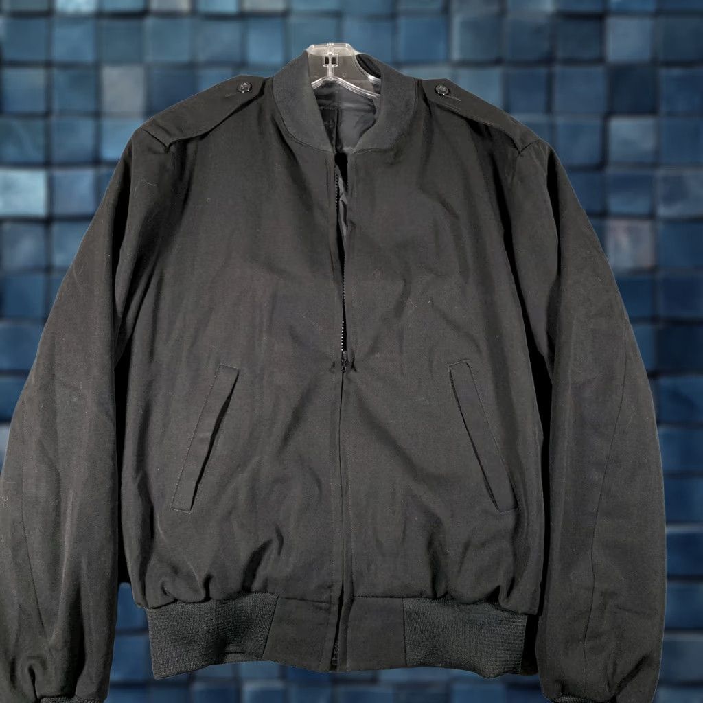 Vintage PATRIOT Jacket Mens 40 Regular Black Windbreaker Bomber Removable Liner Size US XXS / EU 40 - 1 Thumbnail