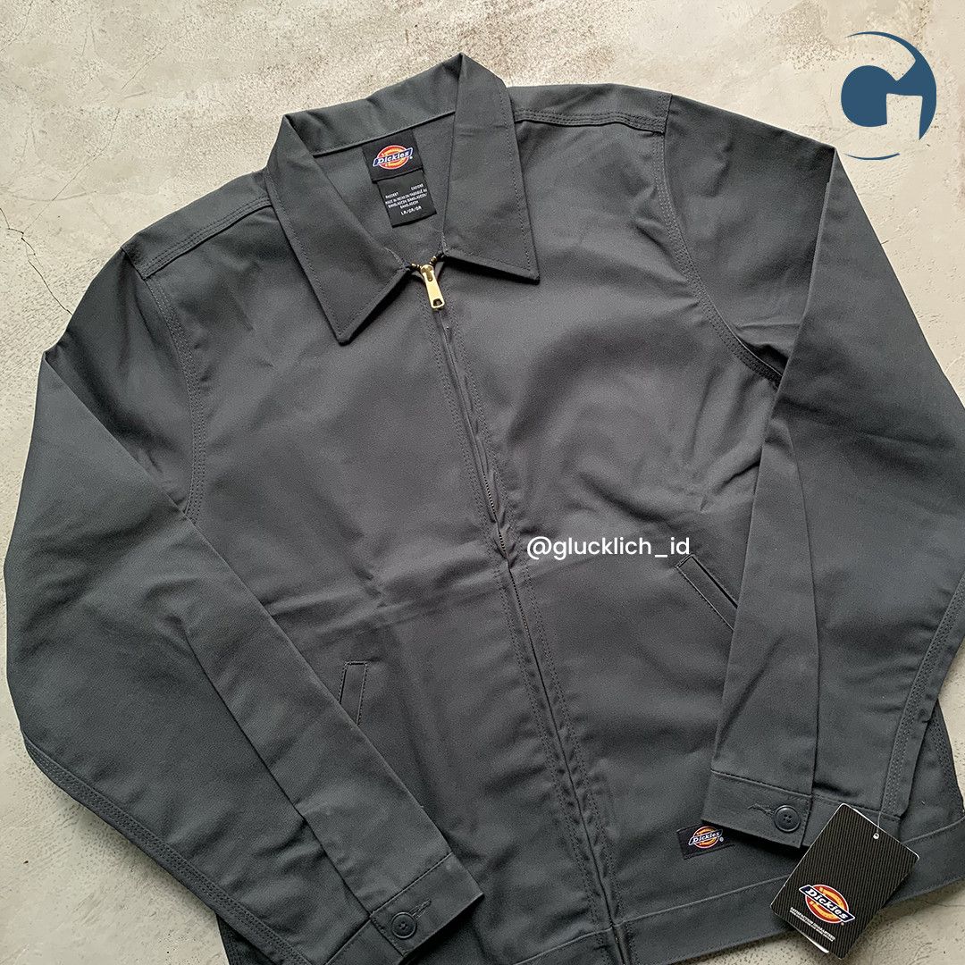 Dickies Dickies, Eisenhower Unlined Work Jacket in Charcoal Size US L / EU 52-54 / 3 - 3 Thumbnail