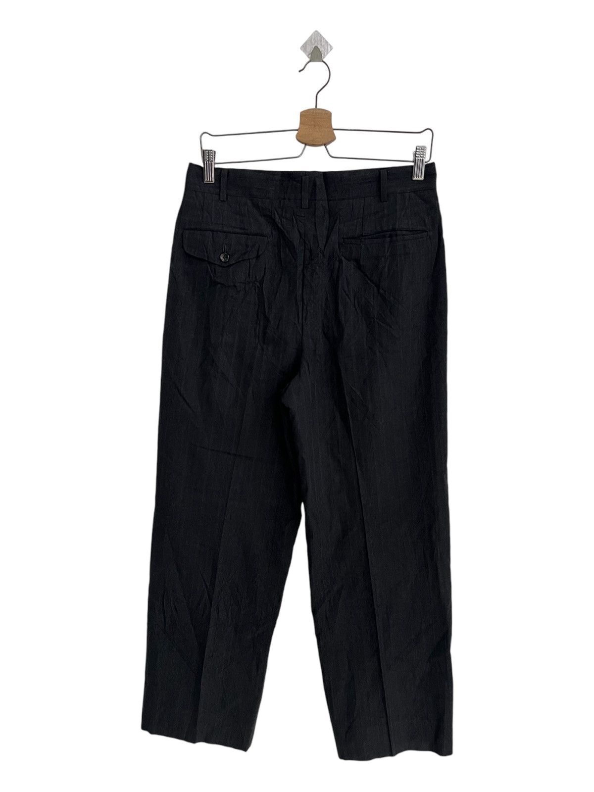 Comme des Garcons Homme 1980s Comme des Garçons Homme Wide Leg 🎈Trousers Pants Size US 31 - 6 Thumbnail