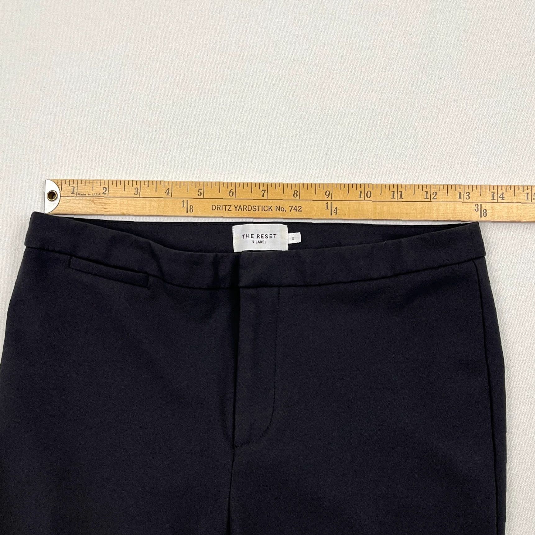 Vintage VINTAGE The Reset R Label Pants Womens S W27 I26 Slim Dark Gray Career Office Trousers Size 28" / US 6 / IT 42 - 4 Thumbnail