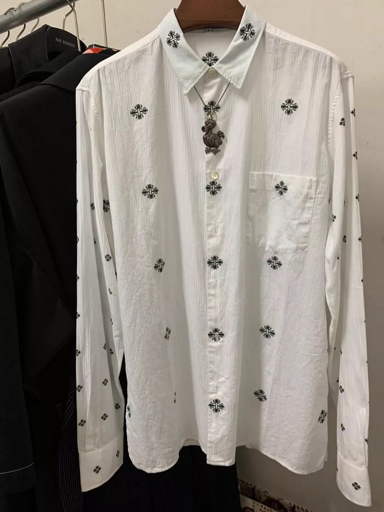 ANN DEMEULEMEESTER SS13 Embroidered Shirt- DMC