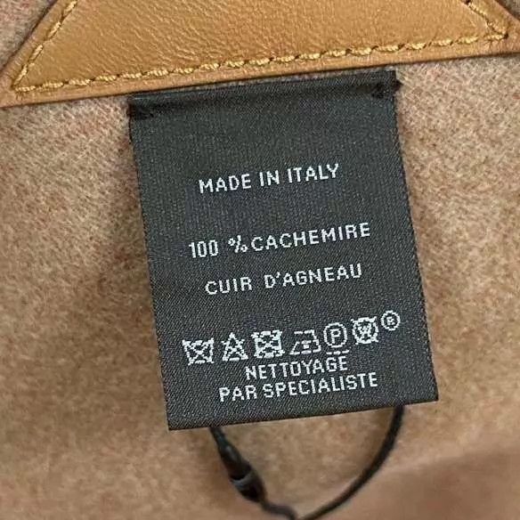 Hermes HERMES Orange Cashmere Cape 138x150cm Size ONE SIZE - 5 Thumbnail