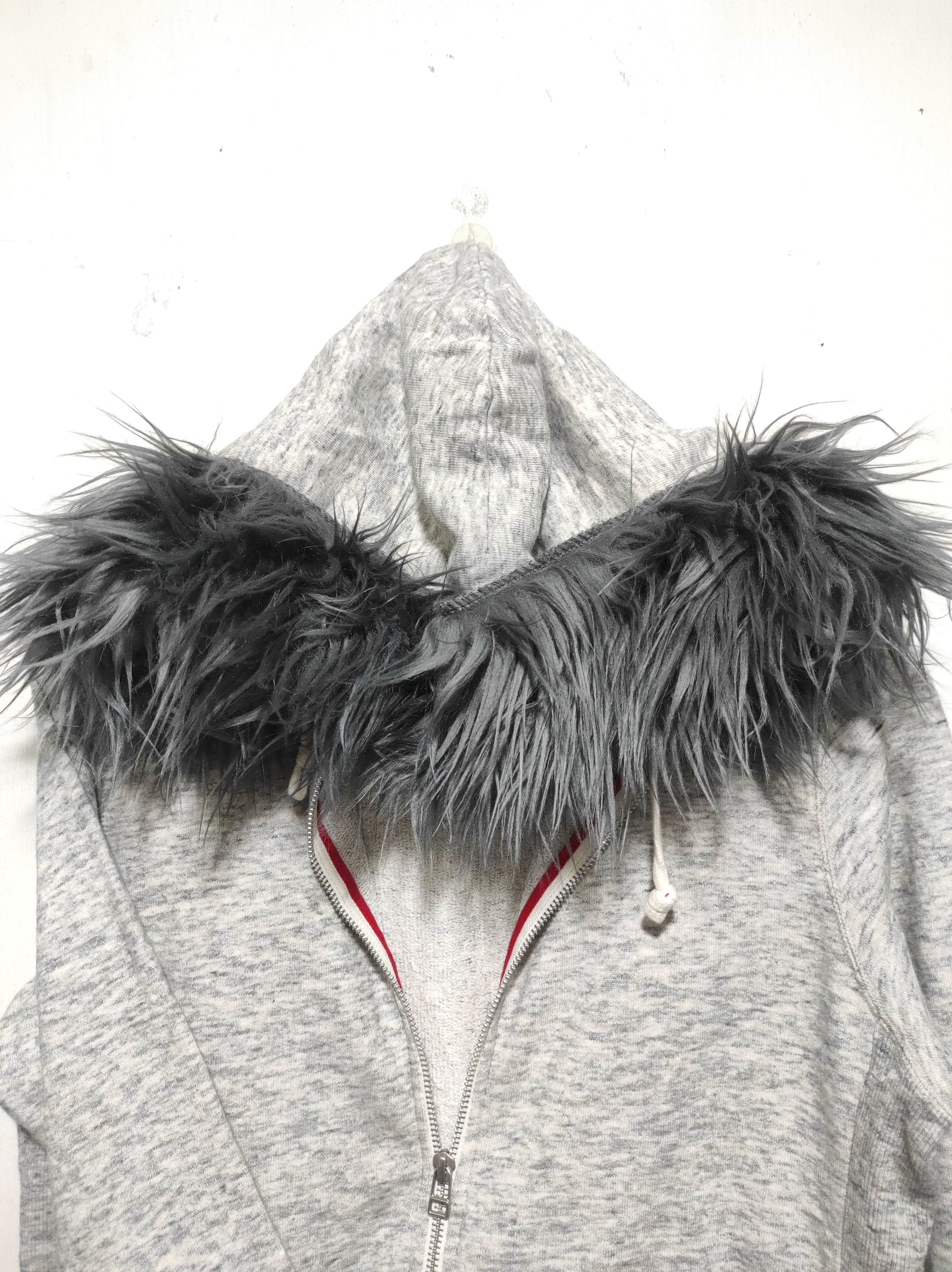 Uniqlo Uniqlo Ines De La Fressange Double Zip Fur Hoodie LGB style Size US M / EU 48-50 / 2 - 3 Thumbnail