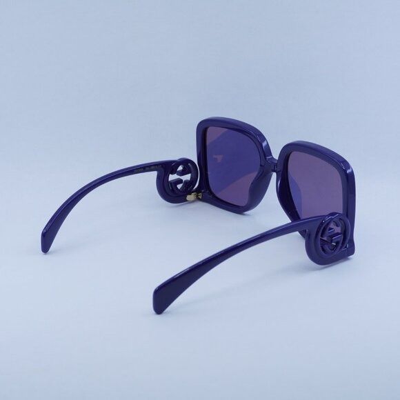 Gucci 🕶️ New Gucci GG1326S 006 Sunglasses - Violet Frame Size ONE SIZE - 10 Thumbnail